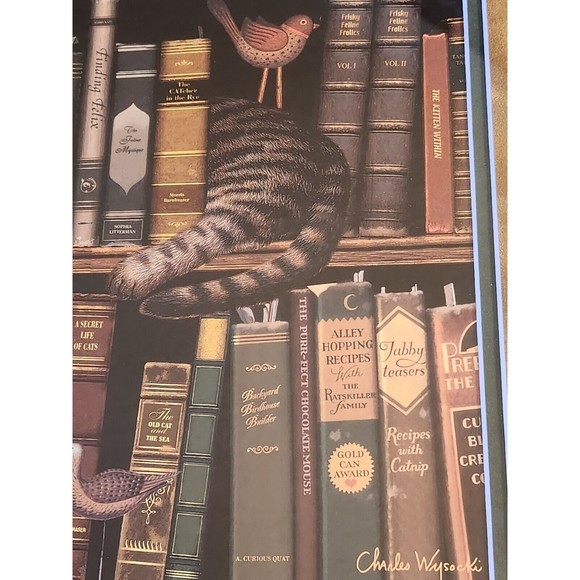 Charles Wysocki "Max In The Stacks", 1 Of 3, Classic Tales Print-Framed - Picture 5 of 9